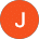 letter j in a orange circle